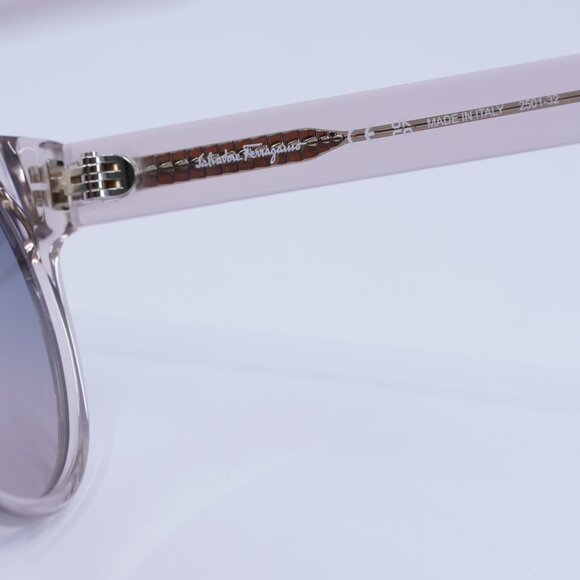 Salvatore Ferragamo SF1068S 260 Sunglasses Nude Round Frame, Smoke Lenses main image 10